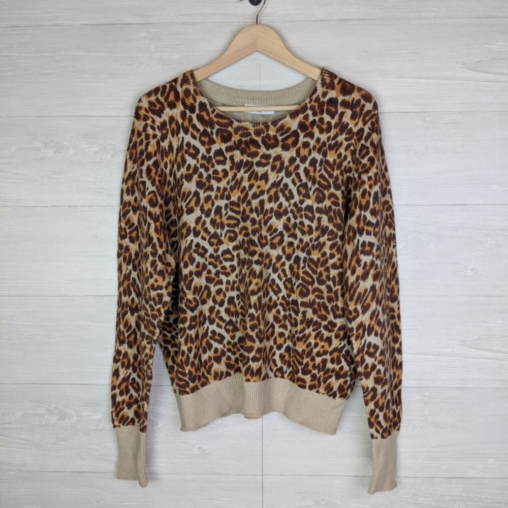 Elodie Cheetah Print Sweater NWT xl
